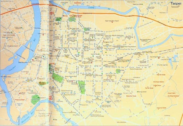 Taipei streets map